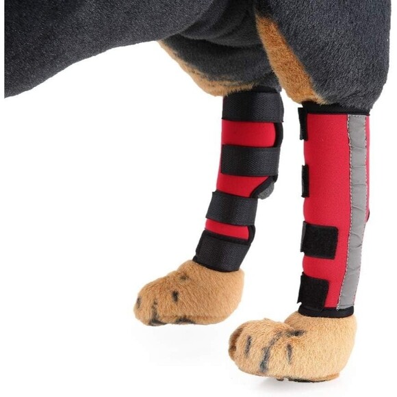 2 PC Dog Knee Brace For Torn ACL,Rear Leg Knee Support Size -Small - Picture 11 of 11